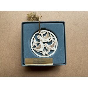 Lenox Christmas Ornament – Three French Hens – 12 Days of Christmas Series